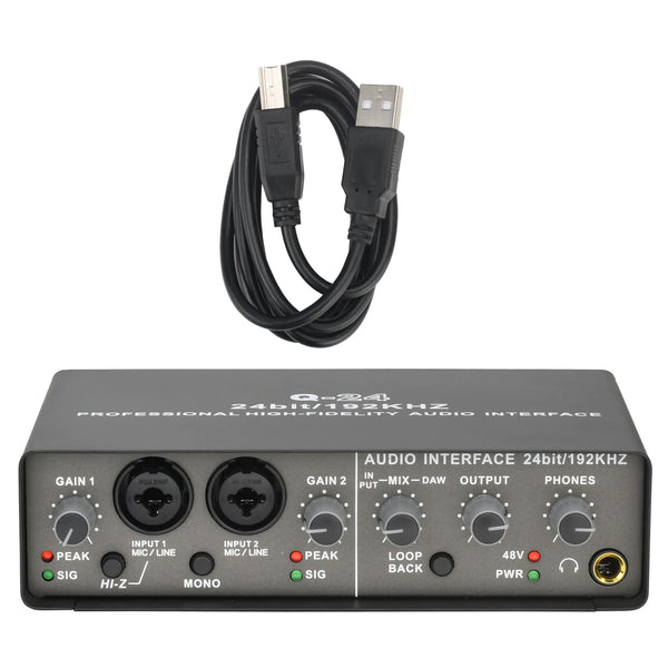High-Resolution USB Sound Card