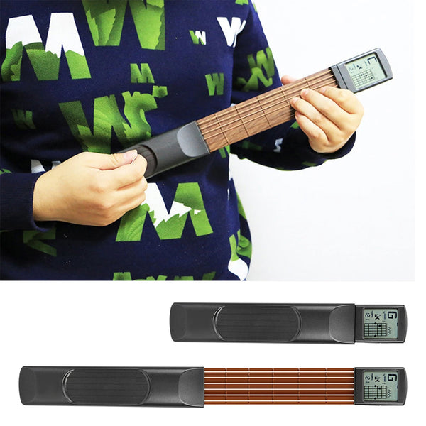 Portable 6-Fret GuitarTrainer with Display