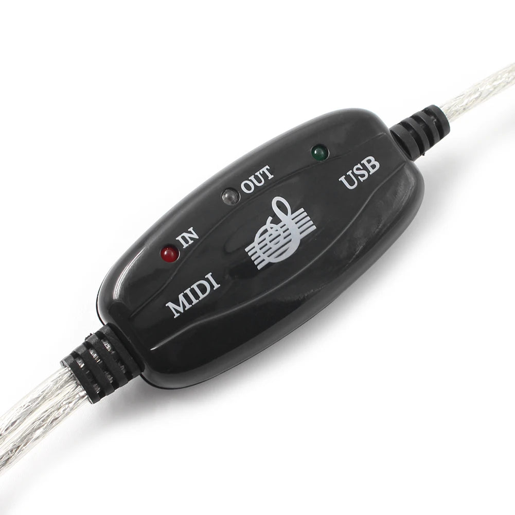 Portable USB MIDI Converter Cables