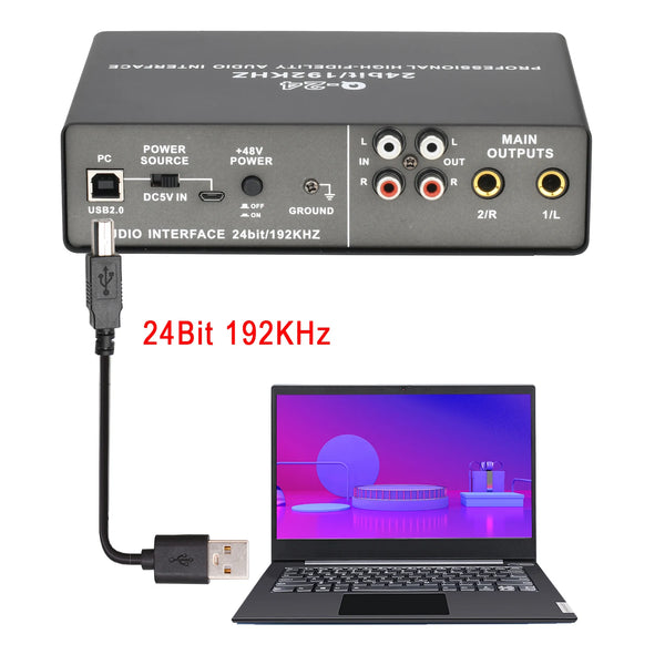 High-Resolution USB Sound Card